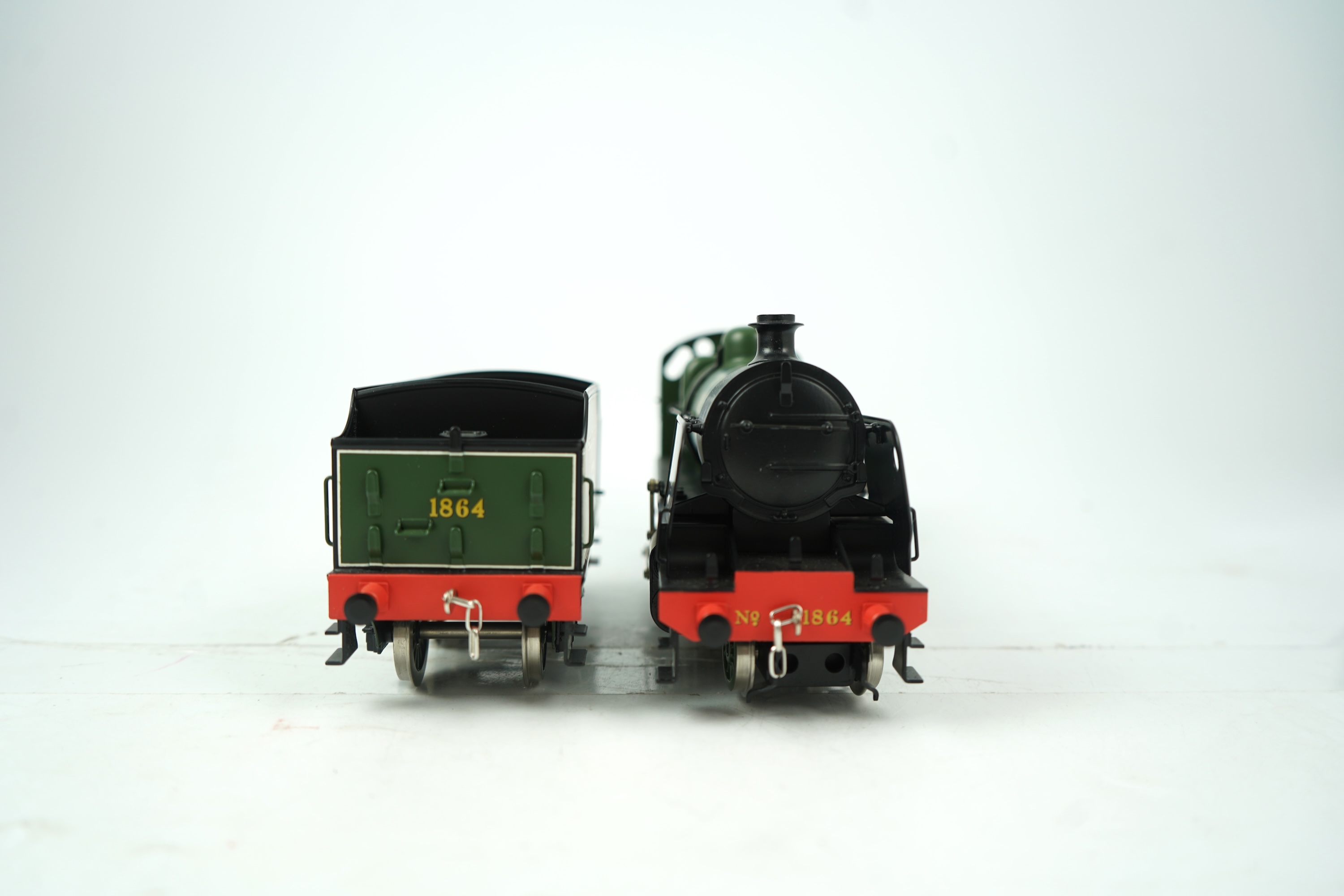 An O Gauge Corgi for Bassett Lowke coarse scale model of Southern Railway N Class, 1864, 2-6-0 locomotive, for three rail operation, with original box.